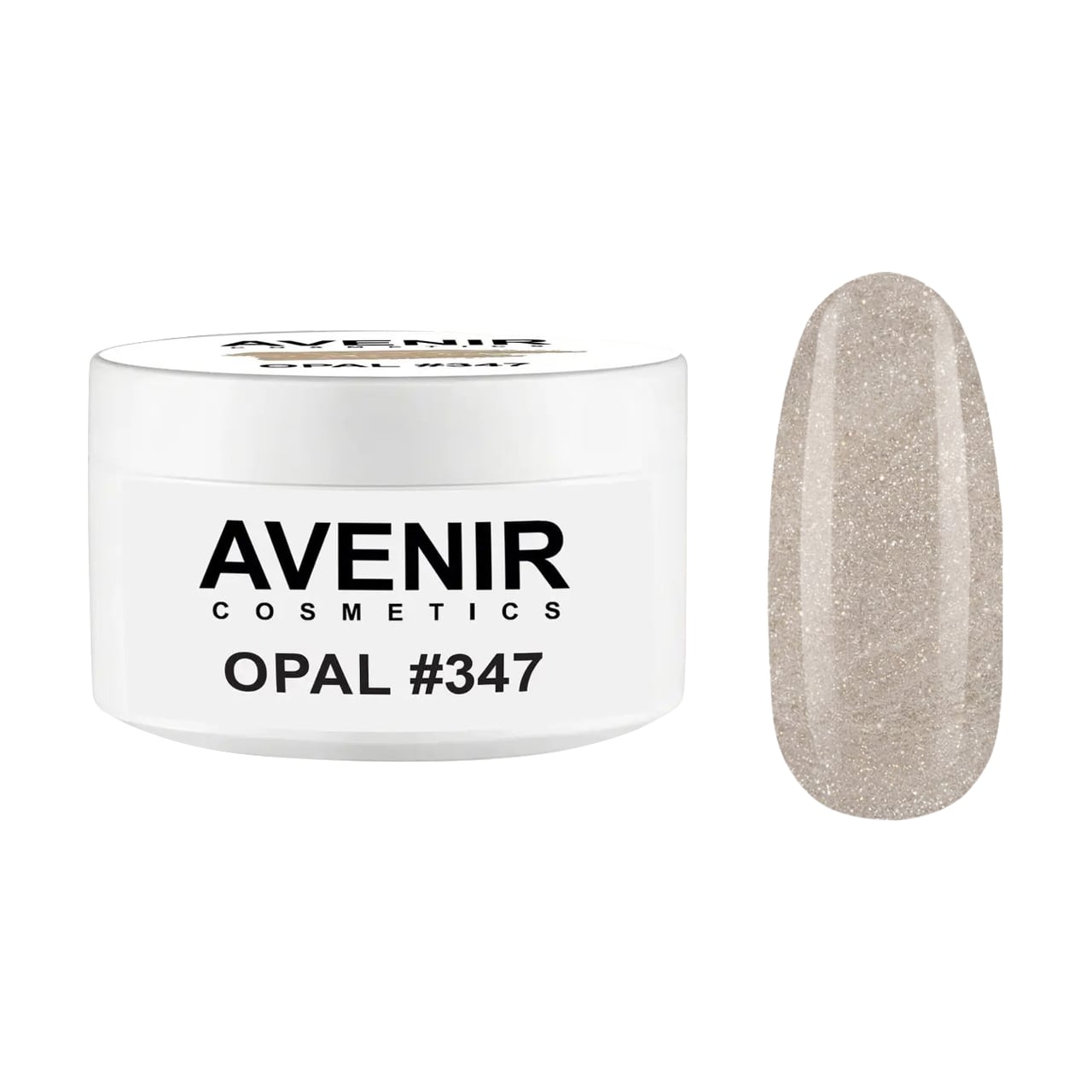 Гель для нарощування нігтів Avenir Cosmetics Opal 347, 15 мл
